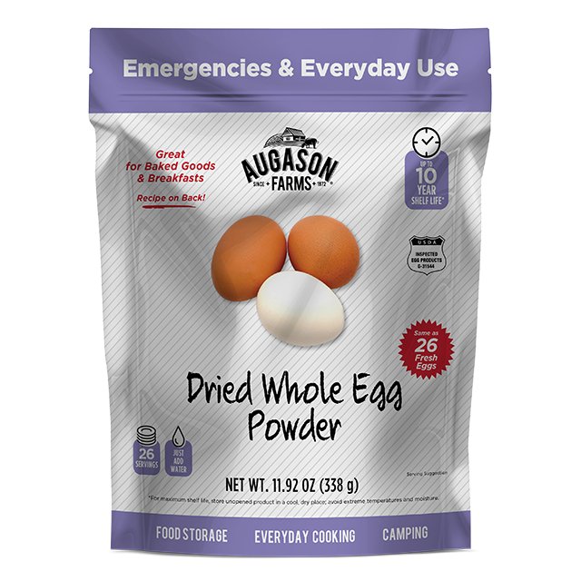 Dried Whole Egg Powder Pouch - Augason Farms