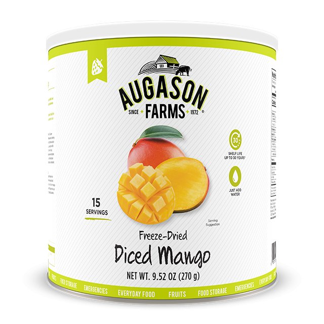 Freeze-Dried Diced Mango - Augason Farms