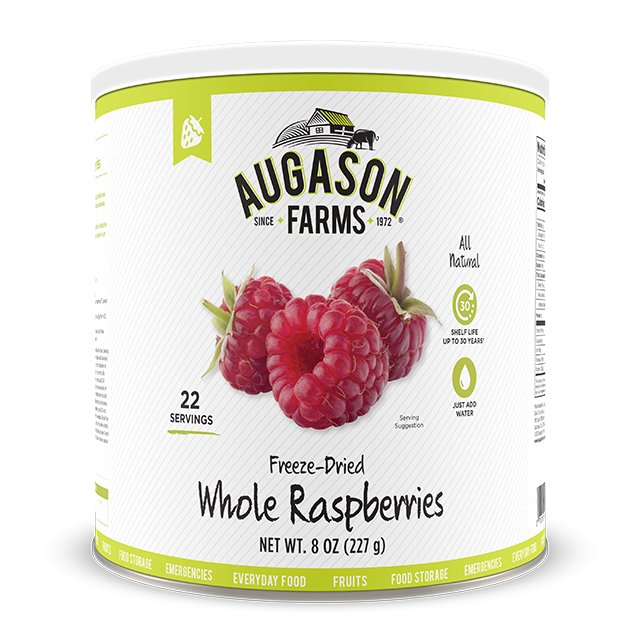Freeze-Dried Whole Raspberries - Augason Farms