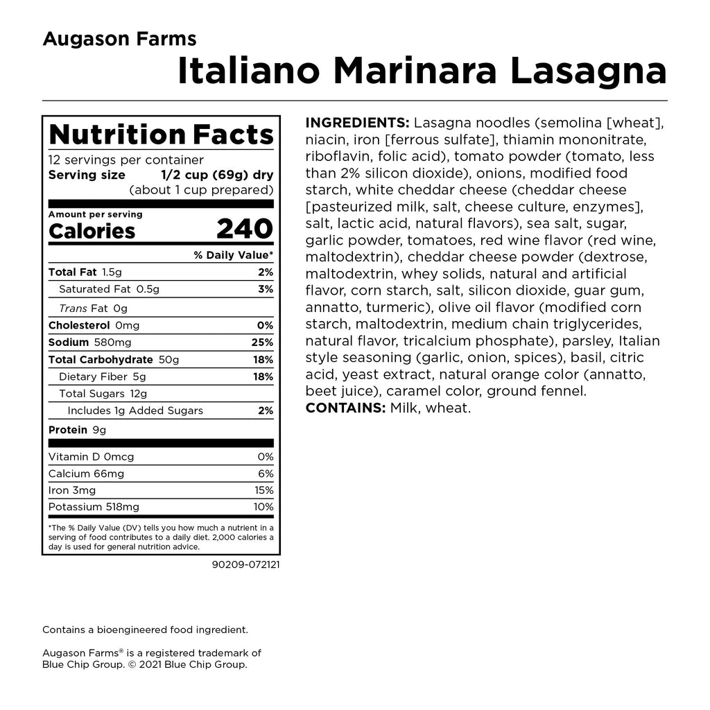 Italian Dinner Favorites (3 Pack) - Augason Farms