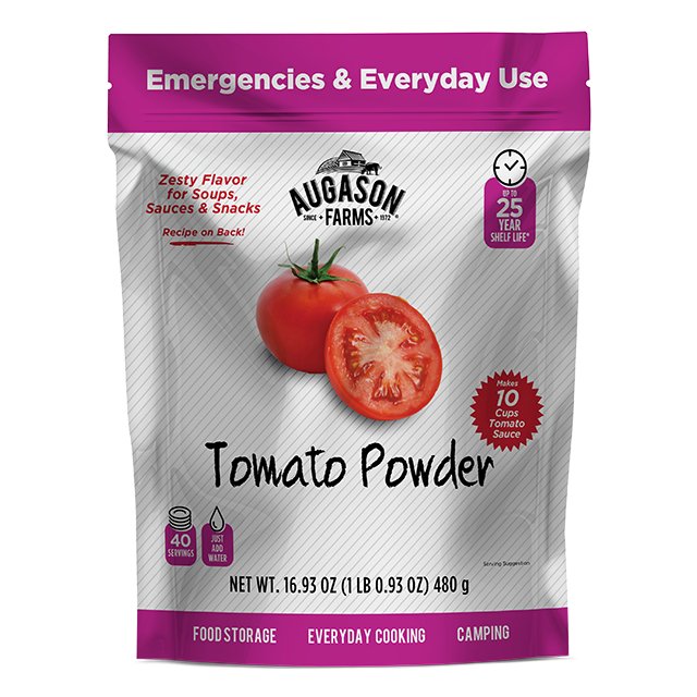 Tomato Powder Pouch (8 Pack) - Augason Farms